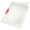 DOSAR PLASTIC CU CLIP ROSU MAGIC LEITZ - imagine 2