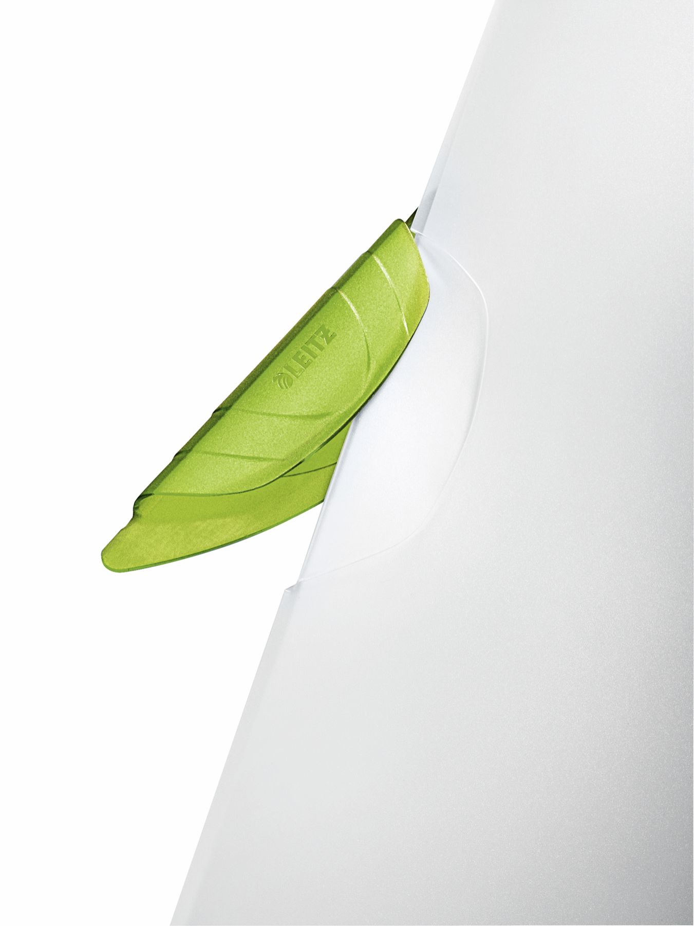DOSAR PLASTIC CU CLIP VERDE MAGIC LEITZ - imagine 2