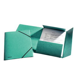 Alternative view of MAPA CARTON CU ELASTIC LUX VERDE ESSELTE