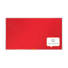 PANOU TEXTIL WIDESCREEN 40"(898*510MM) RAMA ALUMINIU ROSU NOBO