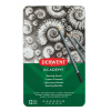 SET 12 BUC CREIOANE GRAFIT 6B-5H CUTIE METAL DERWENT ACADEMY