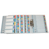 SEPARATOARE INDEX CARTON 1-5 MYLAR ESSELTE - imagine 2