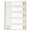 SEPARATOARE INDEX PLASTIC 1-5 ESSELTE