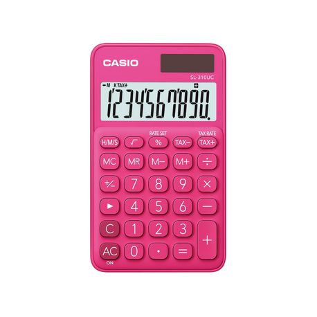 Calculator portabil 10 digits Casio SL-310UC rosu