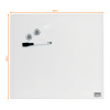 WHITEBOARD MAGNETIC STICLA 30*30 CM+ACCESORII DIAMOND NOBO - imagine 3