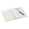 CAIET BIROU A4 ARITMETICA GALBEN COPERTA CARTON WOW LEITZ - imagine 2