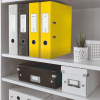 BIBLIORAFT PLASTIFIAT 8CM 180GRADE GALBEN WOW LEITZ - imagine 3
