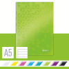 CAIET BIROU A5 DICTANDO VERDE COPERTA CARTON WOW LEITZ - imagine 3