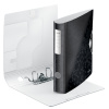 BIBLIORAFT PLASTIFIAT 5CM 180GRADE NEGRU ACTIVE WOW LEITZ - imagine 2