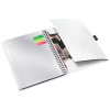 CAIET BIROU SPIRA A4 ARITMETICA ALB COPERTA PP BE MOBILE WOW LEITZ - imagine 2