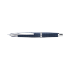 Stilou Pilot Capless Rhodium Graphite varf mediu albastru graphite