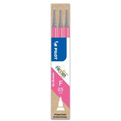 Rezerva roller Pilot Frixion Point 0.5 mm 3 bucati/set roz