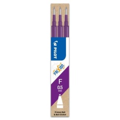 Rezerva roller Pilot Frixion Clicker 0.5 mm 3 bucati/set violet
