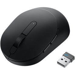 Alternative view of MOUSE DELL, "MS5120W", PC sau NB, wireless, Bluetooth | 2.4GHz, optic, 1600 dpi, butoane/scroll 7/1, mod dual de conectare, negru, "570-ABHO-05" (timbru verde 0.18 lei)