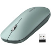 MOUSE Ugreen, "MU001" PC sau NB, wireless 2.4GHz, optic, 3/1 butoane/scroll, 4000 dpi, verde "90374" (timbru verde 0.18 lei) - 6957303893744