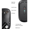 MOUSE Ugreen, "MU001" PC sau NB, wireless 2.4GHz, optic, 3/1 butoane/scroll, 4000 dpi, negru "90372" (timbru verde 0.18 lei) - 6957303893720 - imagine 2