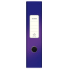 BIBLIORAFT PLASTIFIAT 8CM MOV METALIZAT WOW LEITZ - imagine 2