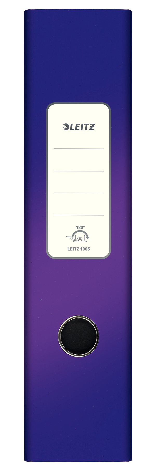 BIBLIORAFT PLASTIFIAT 8CM MOV METALIZAT WOW LEITZ - imagine 2