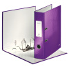 BIBLIORAFT PLASTIFIAT 8CM MOV METALIZAT WOW LEITZ - imagine 3