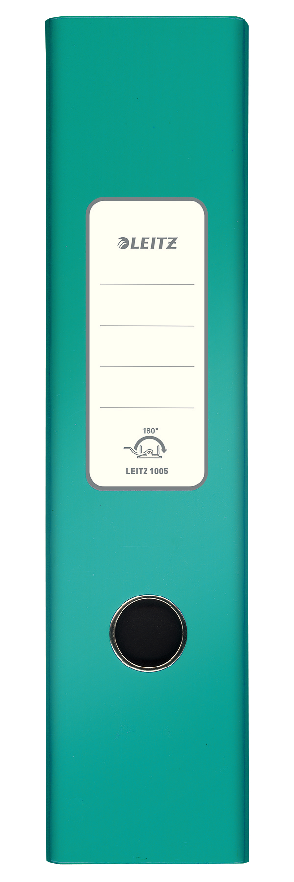 BIBLIORAFT PLASTIFIAT 8CM TURCOAZ METALIZAT WOW LEITZ - imagine 2