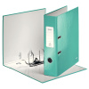 BIBLIORAFT PLASTIFIAT 8CM TURCOAZ METALIZAT WOW LEITZ - imagine 3