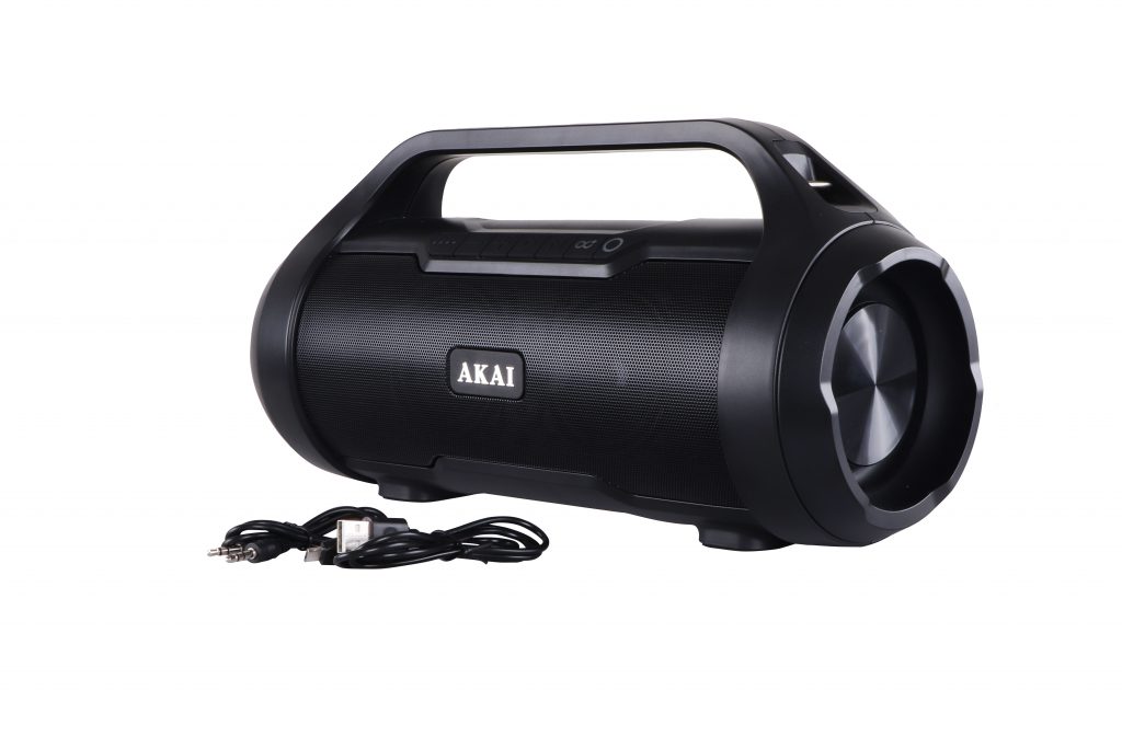 BOXE portabile AKAI, compact 2.0, RMS 15W, Bluetooth, conector Bluetooth, Jack 3.5mm, USB, negru, "ABTS-50" (timbru verde 4.00 lei) - imagine 6
