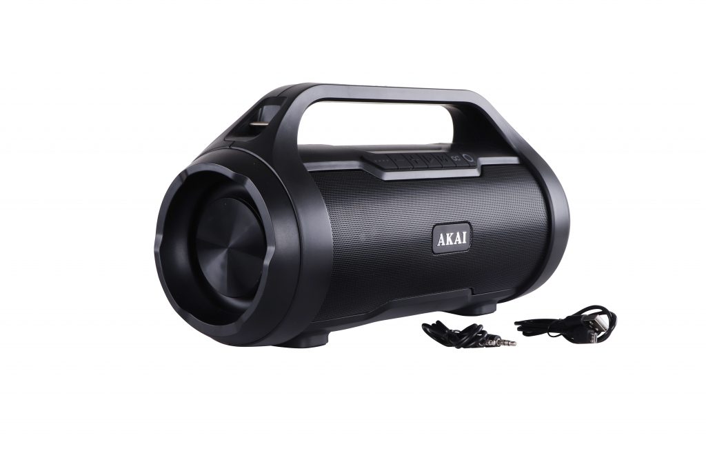 BOXE portabile AKAI, compact 2.0, RMS 15W, Bluetooth, conector Bluetooth, Jack 3.5mm, USB, negru, "ABTS-50" (timbru verde 4.00 lei) - imagine 7