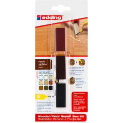 Kit Edding 8902, ceara pentru reparatii pardoseala, mahon, blister