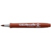 Marker ARTLINE Decorite, varf flexibil (tip pensula) - maro - imagine 2