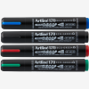Permanent marker ARTLINE 170 Eco Green - Dry safe 2 weeks, corp plastic, varf rotund 2.0mm, 4 cul/se