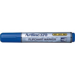 Alternative view of Flipchart marker ARTLINE 370 - Dry safe ink, corp plastic, varf rotund 2.0mm - albastru