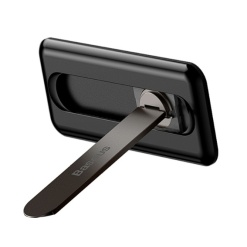 Alternative view of SUPORT Telefon Baseus Foldable Bracket, pliere 90 grade, rotire 360 grade, grosime 4mm, autoadeziv, negru "LUXZ000001" - 6932172603311