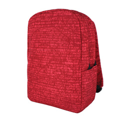 Ghiozdan Monocrom Next Level, 2 compartimente, rosu