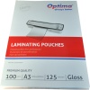 Folie laminare Optima, A3 (303 x 426 mm), 125 microni, 100folii/top - imagine 2