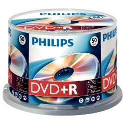 Alternative view of DVD+R 4.7GB (50 buc. Spindle, 16x) PHILIPS