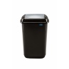 Cos plastic reciclare selectiva, capacitate 45l, PLAFOR Quatro - negru cu capac gri - altele - imagine 2