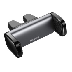 SUPORT AUTO Baseus Steel Cannon pt. SmartPhone, fixare grilaj ventilatie, corp metalic, negru "SUGP-01" - 6953156227767