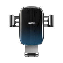 Alternative view of SUPORT AUTO Baseus Glaze Gravity pt. SmartPhone, fixare grila ventilatie, negru "SUYL-LG01" - 6953156222731