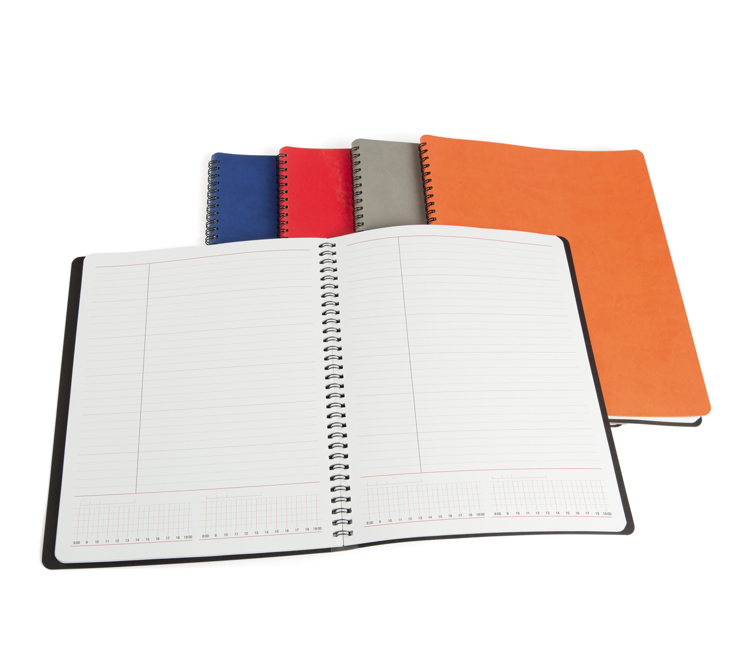 AGENDA CU SPIRA A4 NEDATATA NEAGRA SIENA EGO - imagine 5