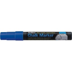 Alternative view of Marker cu creta ARTLINE, pentru table de scris, varf 4.0mm - albastru