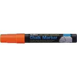 Alternative view of Marker cu creta ARTLINE, pentru table de scris, varf 4.0mm - portocaliu