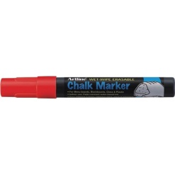 Alternative view of Marker cu creta ARTLINE, pentru table de scris, varf 4.0mm - rosu