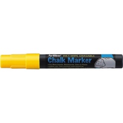 Alternative view of Marker cu creta ARTLINE, pentru table de scris, varf 4.0mm - galben