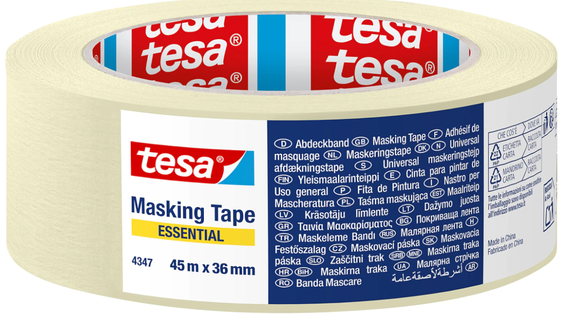 BANDA ADEZIVA MASCARE HARTIE 45M*36MM TESA