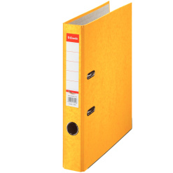 BIBLIORAFT MARMORAT 5 CM GALBEN RAINBOW ESSELTE