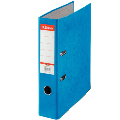 BIBLIORAFT MARMORAT 7.5 CM ALBASTRU RAINBOW ESSELTE