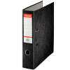 BIBLIORAFT MARMORAT 7.5 CM NEGRU RAINBOW ESSELTE