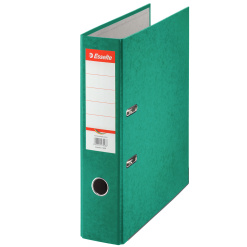 BIBLIORAFT MARMORAT 7.5 CM VERDE RAINBOW ESSELTE
