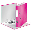 BIBLIORAFT PLASTIFIAT 5.2 CM ROZ METALIZAT WOW LEITZ - imagine 2