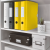 BIBLIORAFT PLASTIFIAT 8.2 CM 180GRADE GALBEN ACTIVE WOW LEITZ - imagine 2